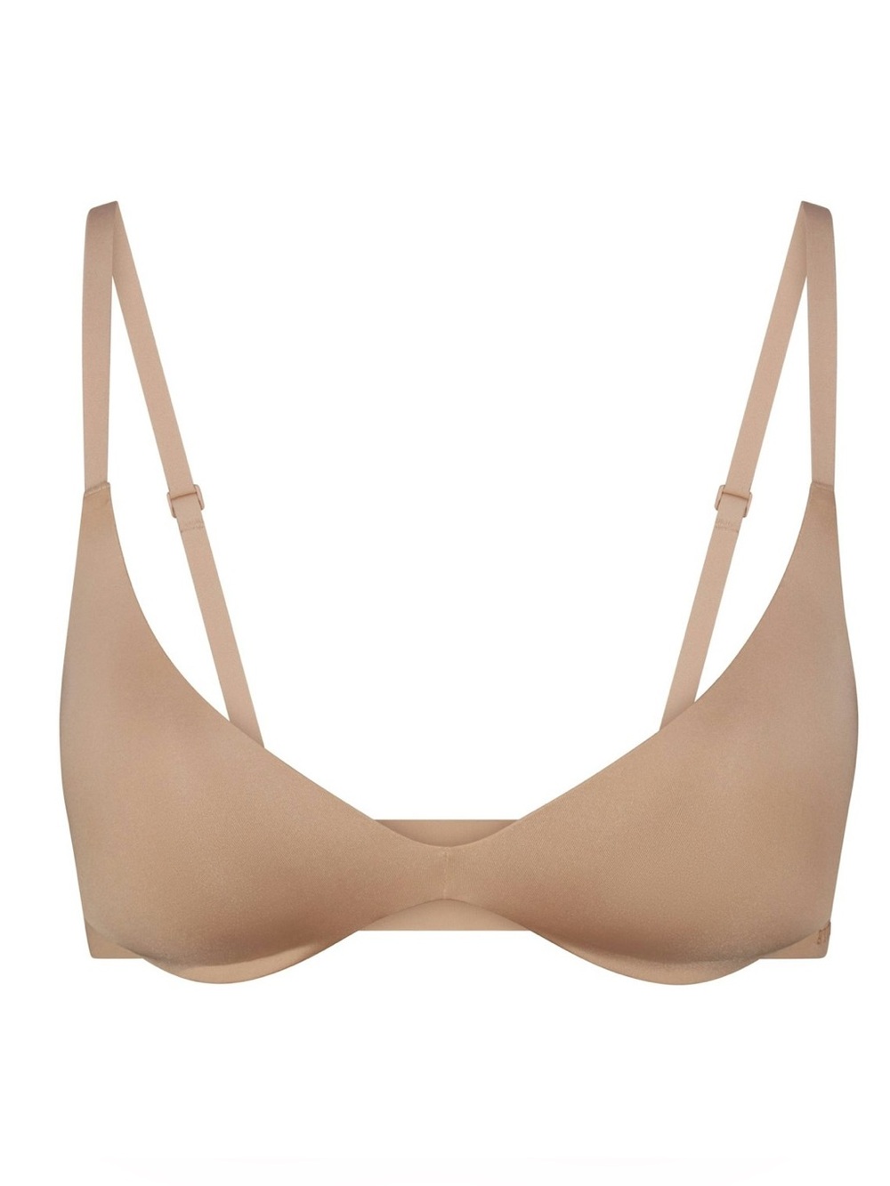 SKIMS Ultimate Super Push-Up Bra 32D Nude Wireless Plunge NWOT - Picture 3 of 12